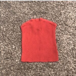 Womens Sz XS American Eagle Tube Top. Red, Ribbed
